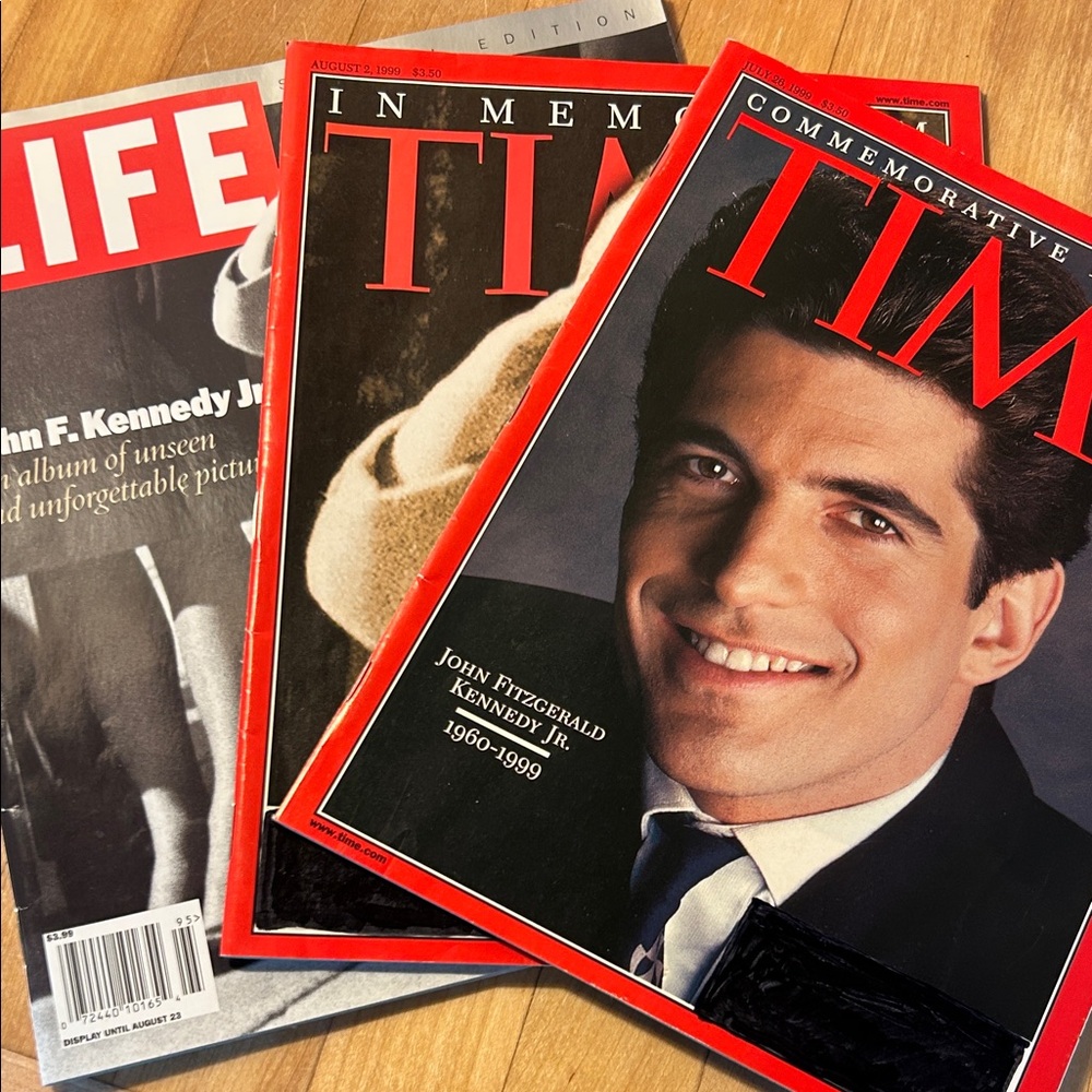 Three Commemorative Magazine Collection - John F. Kennedy JR.